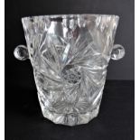 Vintage Bohemian Crystal Wine Cooler/Ice Bucket