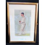 Original Antique VANITY FAIR Spy Lithograph - C.M. Wells 'Father'