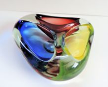 Vintage Murano Art Glass Bowl