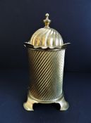 Antique Arts and Crafts Brass Tea Caddy