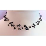 Floating Cultured Pearl Necklace