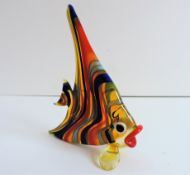 Vintage Murano Glass Angel Fish Sculpture