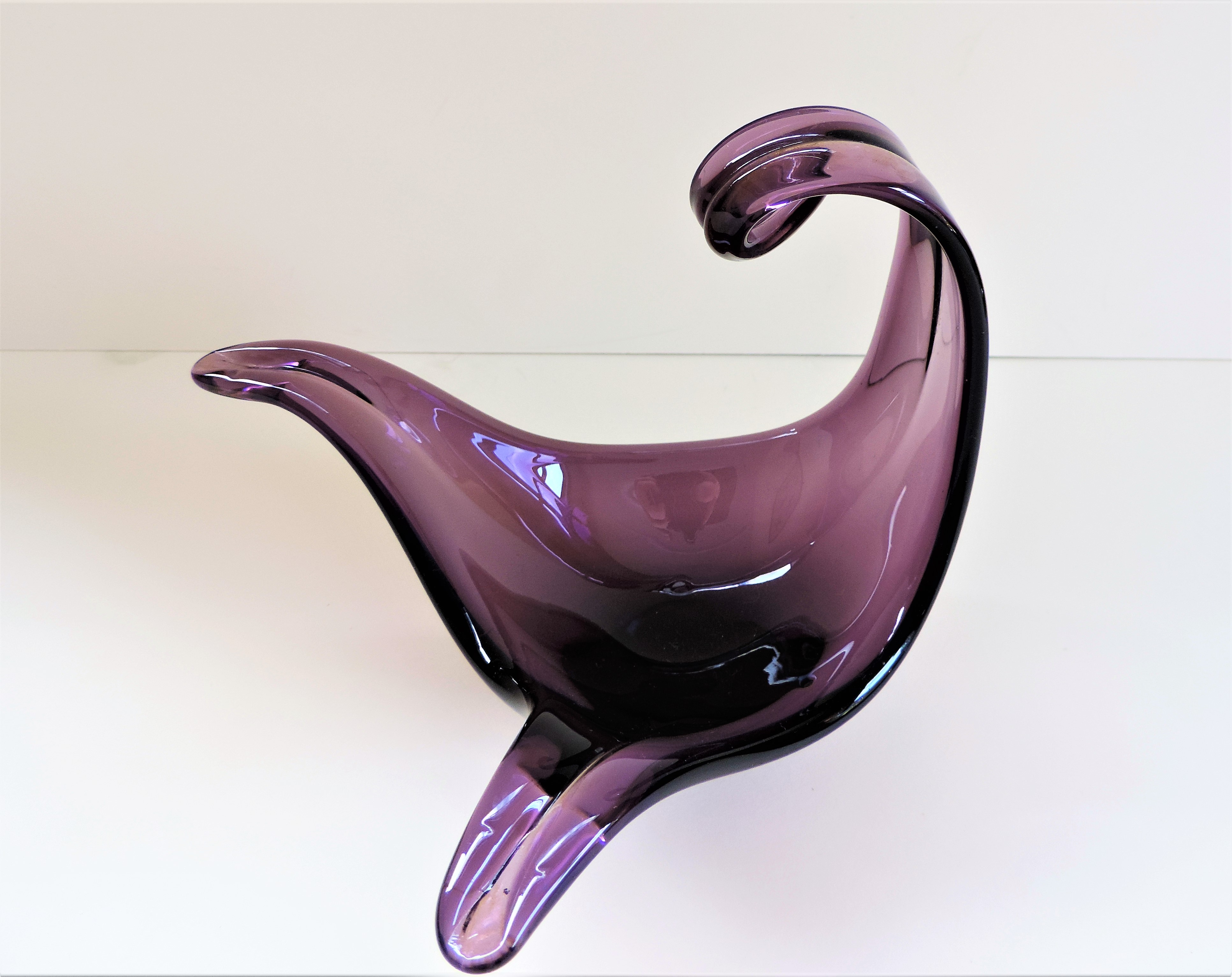 Murano Amethyst Glass Bowl - Image 3 of 3