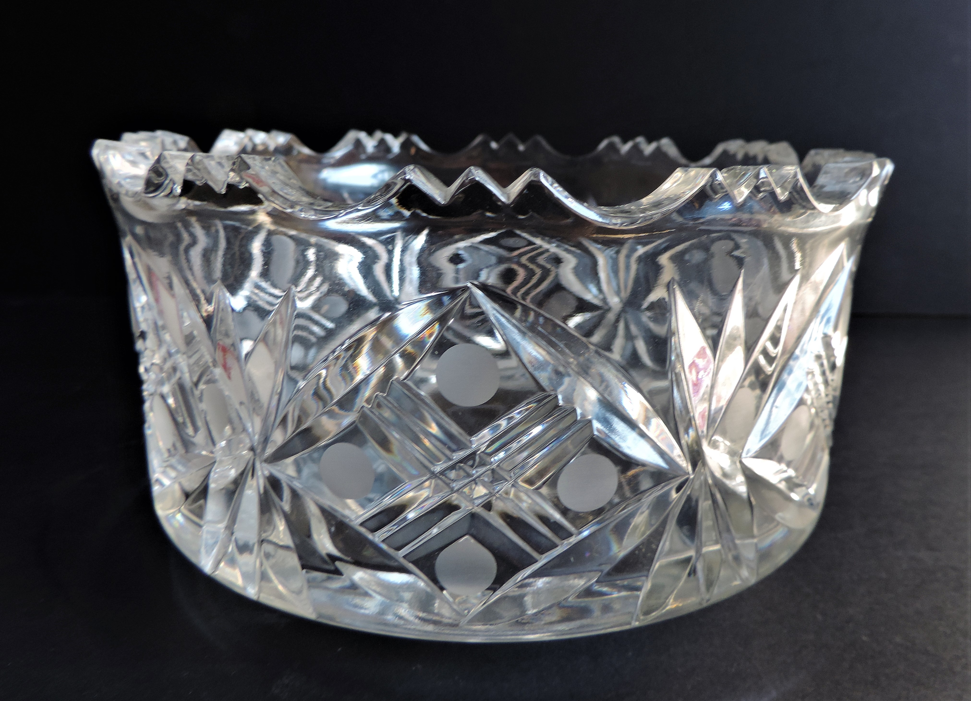 Antique Victorian Crystal Bowl