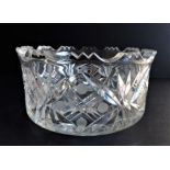 Antique Victorian Crystal Bowl