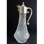 Vintage Silver Plate Bacchus Spout Claret Jug