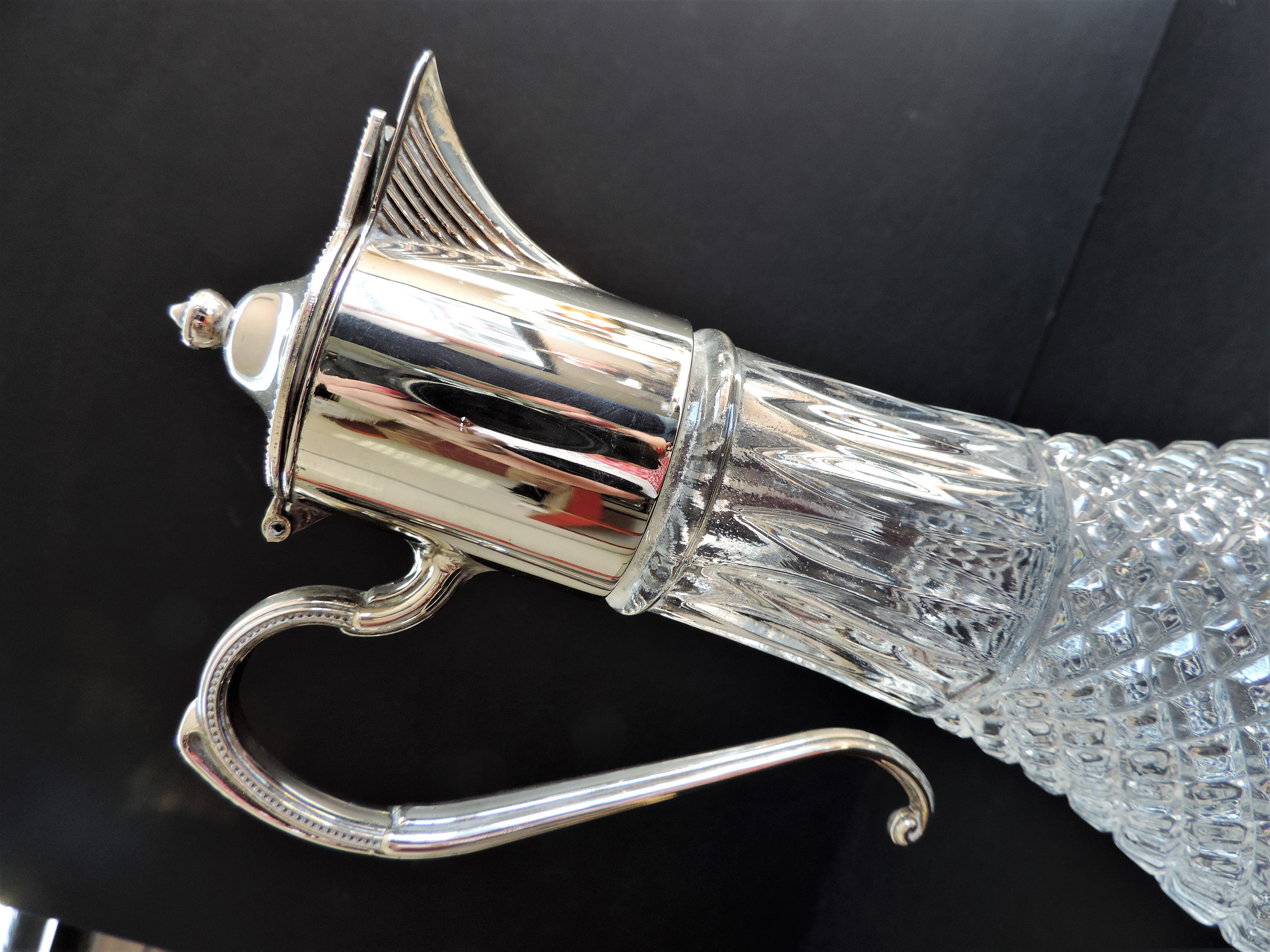 Antique Silver Plate Claret Jug - Image 3 of 5