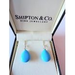 Silver and Turquoise Earrings