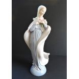 Lladro our Lady with Flowers Figurine