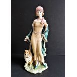 Art Deco Style Regal Porcelain Figurine