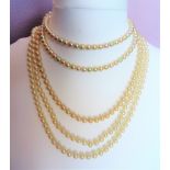 3 Vintage Pearl Necklaces