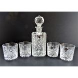 Edinburgh Crystal Whisky Decanter and Glasses
