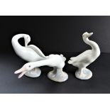 Lladro Geese Figurines