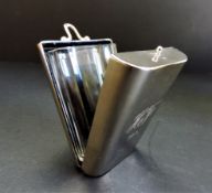 Antique Edwardian Silver Plated Pocket Flask/Hip Flask