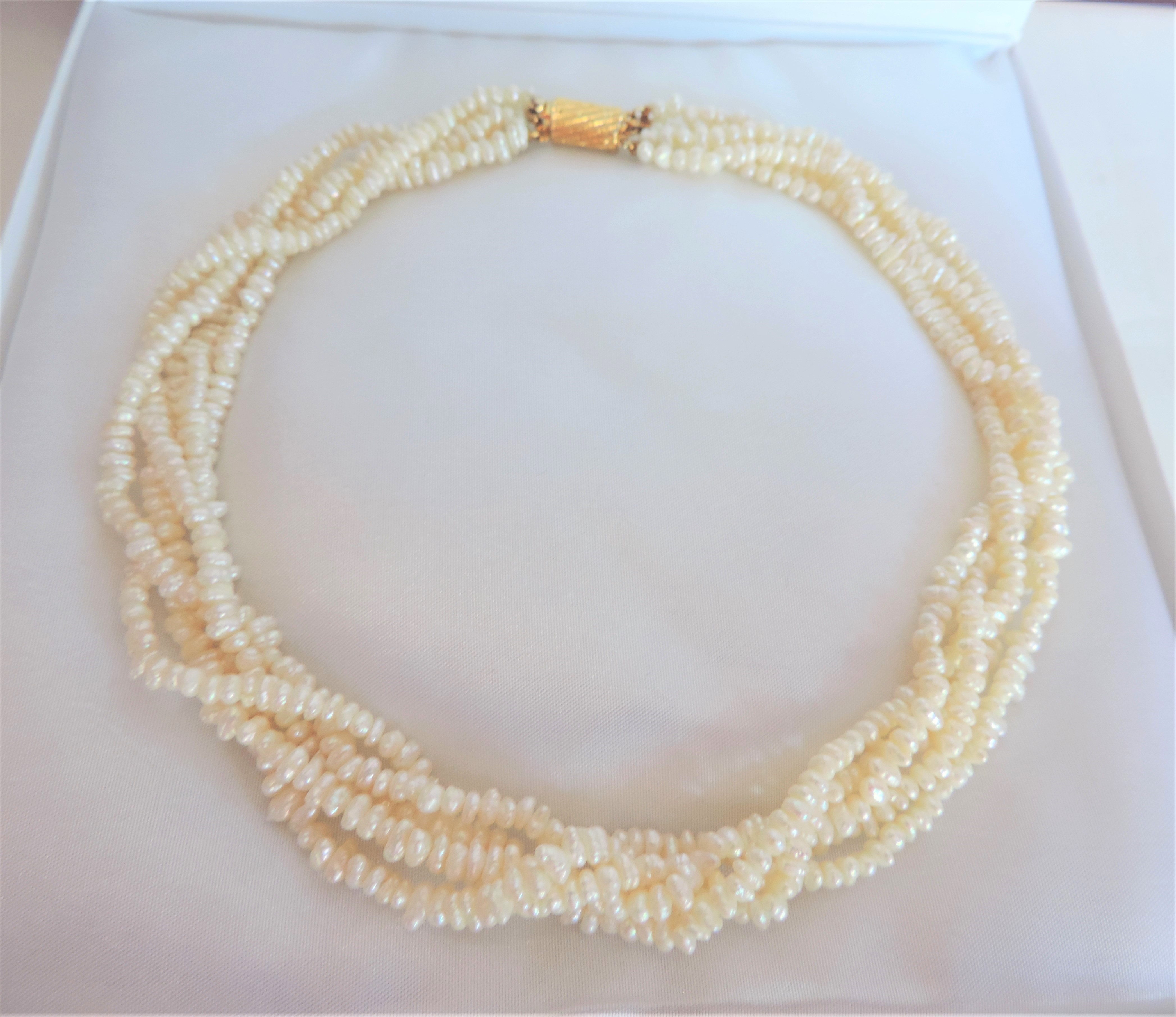 Multi Stand Cultured Pearl Necklace