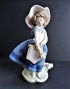 Lladro Pretty Pickings Girl Figurine