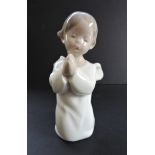 Lladro Angel Praying Figurine