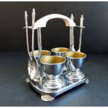 Vintage Art Deco Style Egg Cruet Set