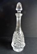 Vintage Art Deco Mallet Shaped Decanter