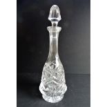 Vintage Art Deco Mallet Shaped Decanter