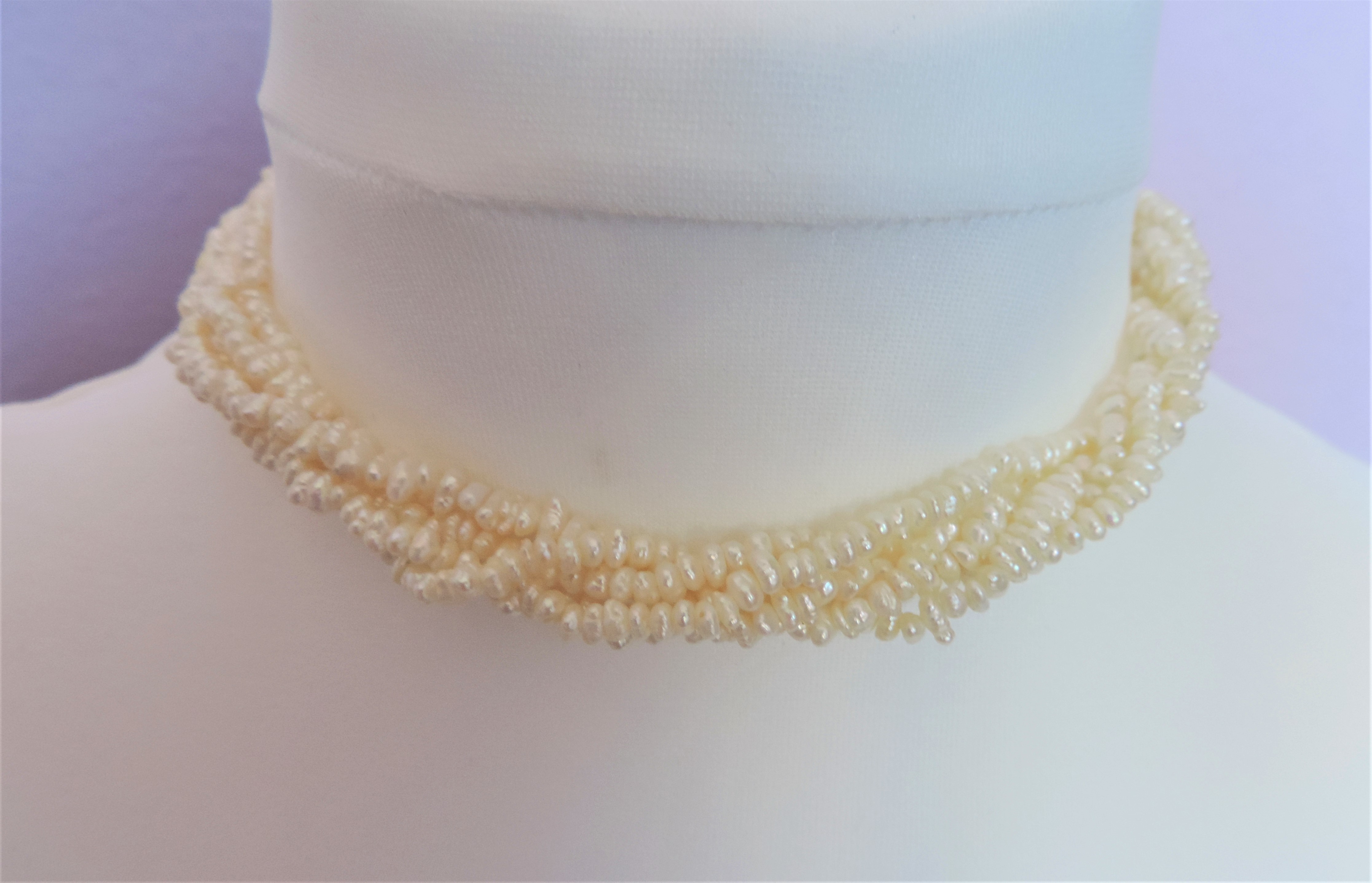 Multi Stand Cultured Pearl Necklace - Image 3 of 4