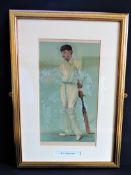 Antique Vanity Fair SPY Print Kumar Shri Ranjitsinhji 'Ranji'