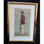 Original Antique VANITY FAIR Spy Print - Lord Dalmeny 'In His Fathers Steps'