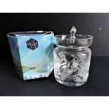 Stuart Crystal Jam/Honey Jar