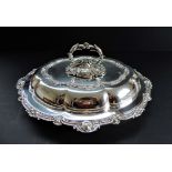 Antique Silver Plated Entree Dish/Vegetable Tureen