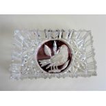 HOFBAUER Crystal Germany Trinket Dish