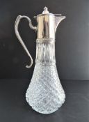 Antique Silver Plate Claret Jug