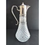 Antique Silver Plate Claret Jug