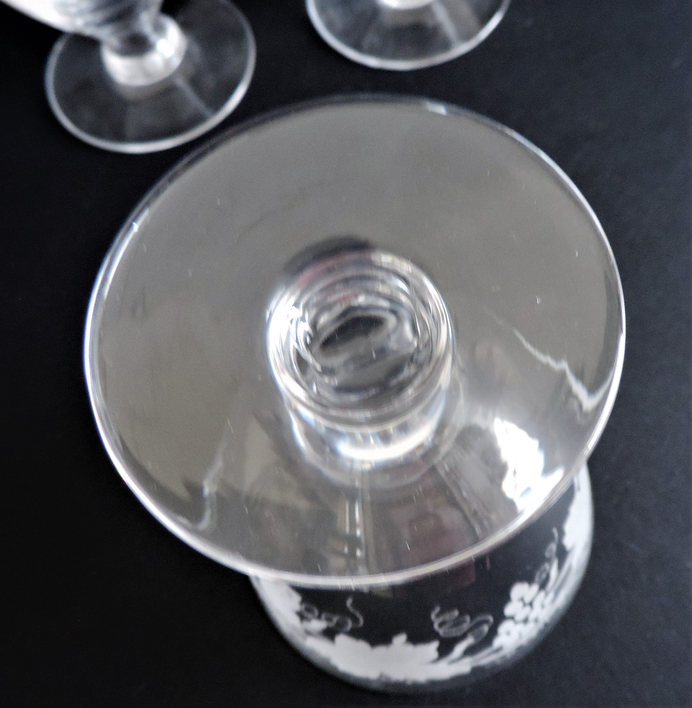 Art Deco Wine Goblets and Carafe Drinks Set c.1930's - Image 7 of 7