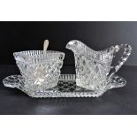 Vintage Glass Creamer Set