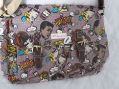 HT London Large Pop Art Design Satchel. RRP £29.99. Brand New