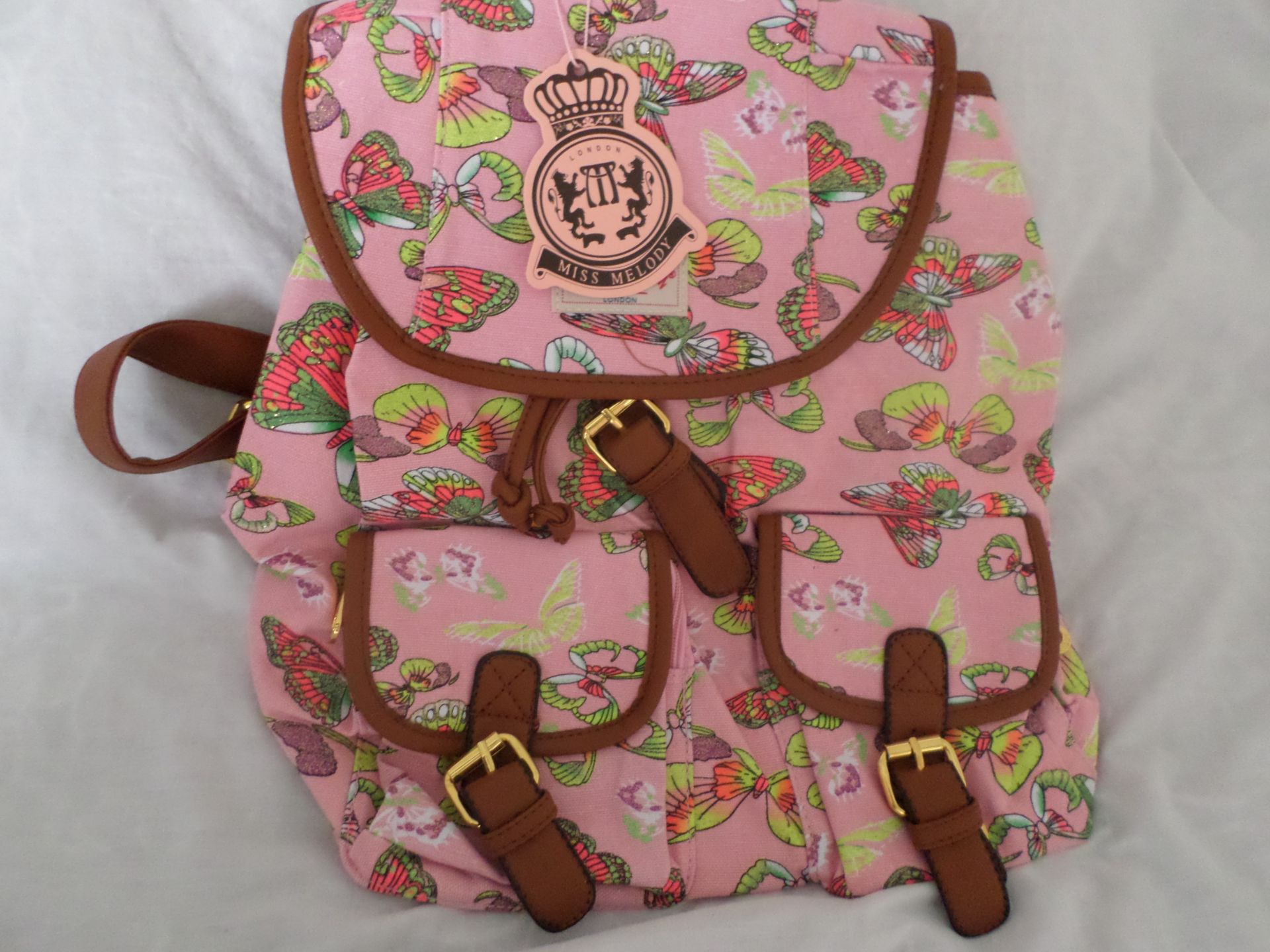 2 x Miss Melody London Rucksacks. RRP £24.99 Each. Brand New - Image 2 of 4