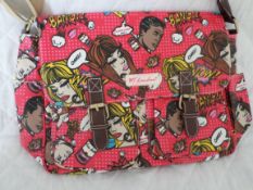 2 x HT London Large Pop Art Design Satchels. RRP £29.99 Each. Brand New