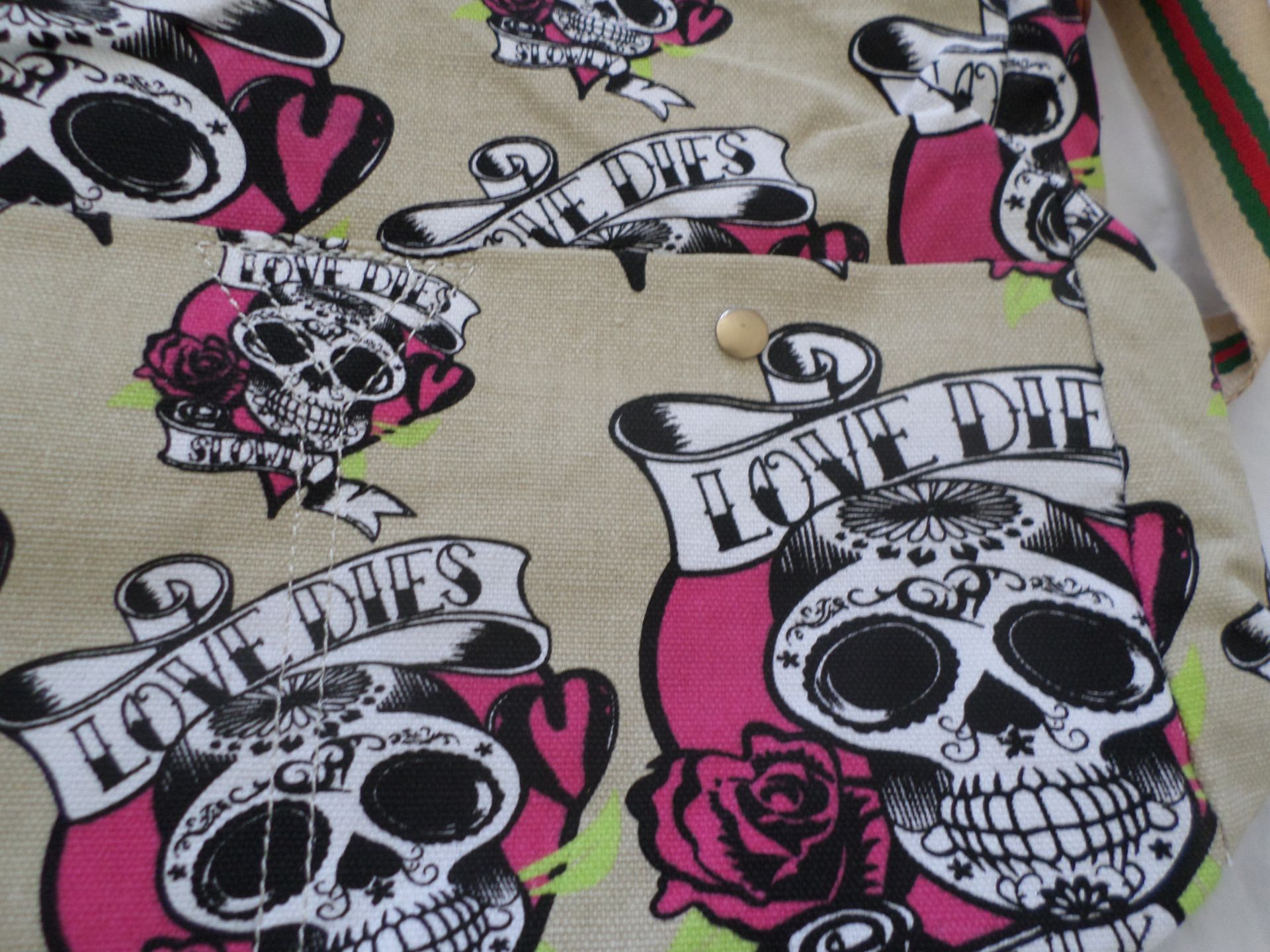 2 x HT London Large Shoulder/Tote Bags. Skull Design. Brand New. RRP £19.99 Each - Image 4 of 4