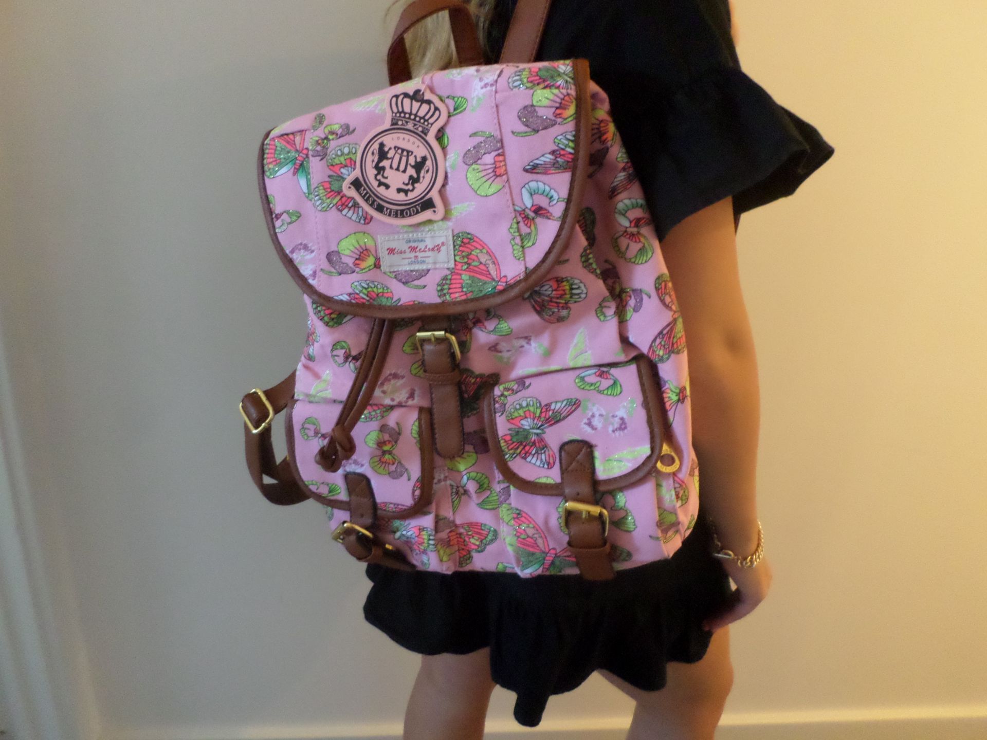 2 x Miss Melody London Rucksacks. RRP £24.99 Each. Brand New - Image 4 of 4