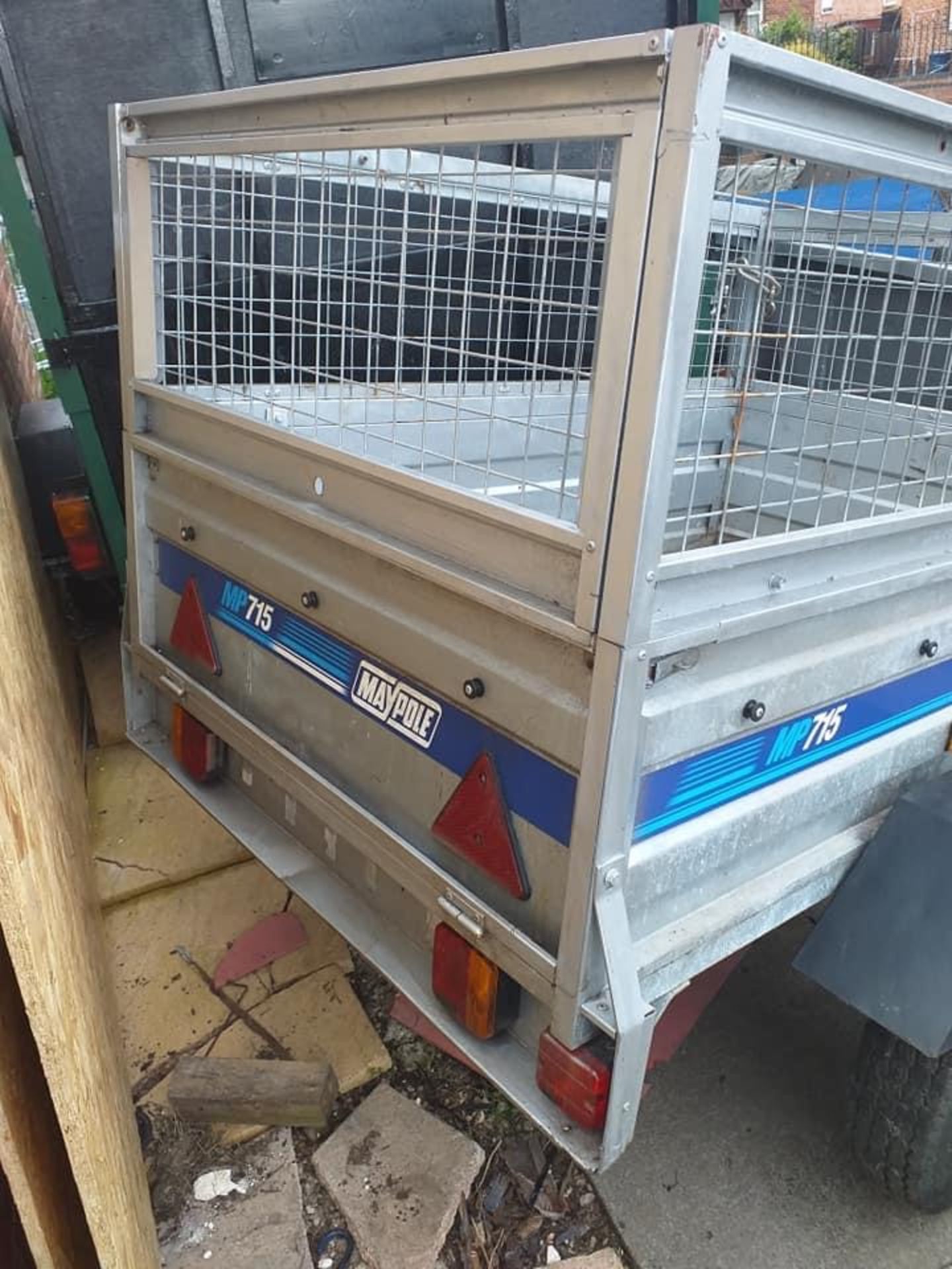 Galvanised camping trailer 3ft by 4ft - Image 2 of 2