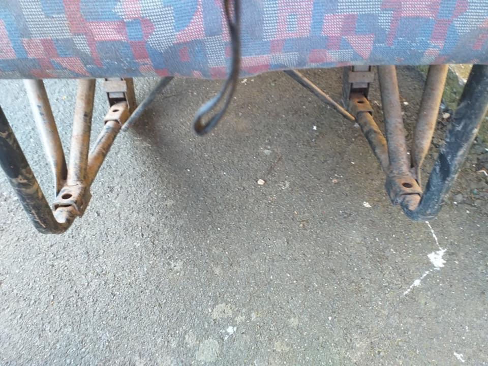 Double van seat and single drivers with belts - Image 4 of 4