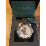 Limited Edition Hand Assembled Gamages Hour Rotator Automatic Rose – 5 Year Warranty & Free Delivery