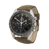 Omega Speedmaster 145.022-69 ST Men Stainless Steel Straight Writing Chronograph Watch
