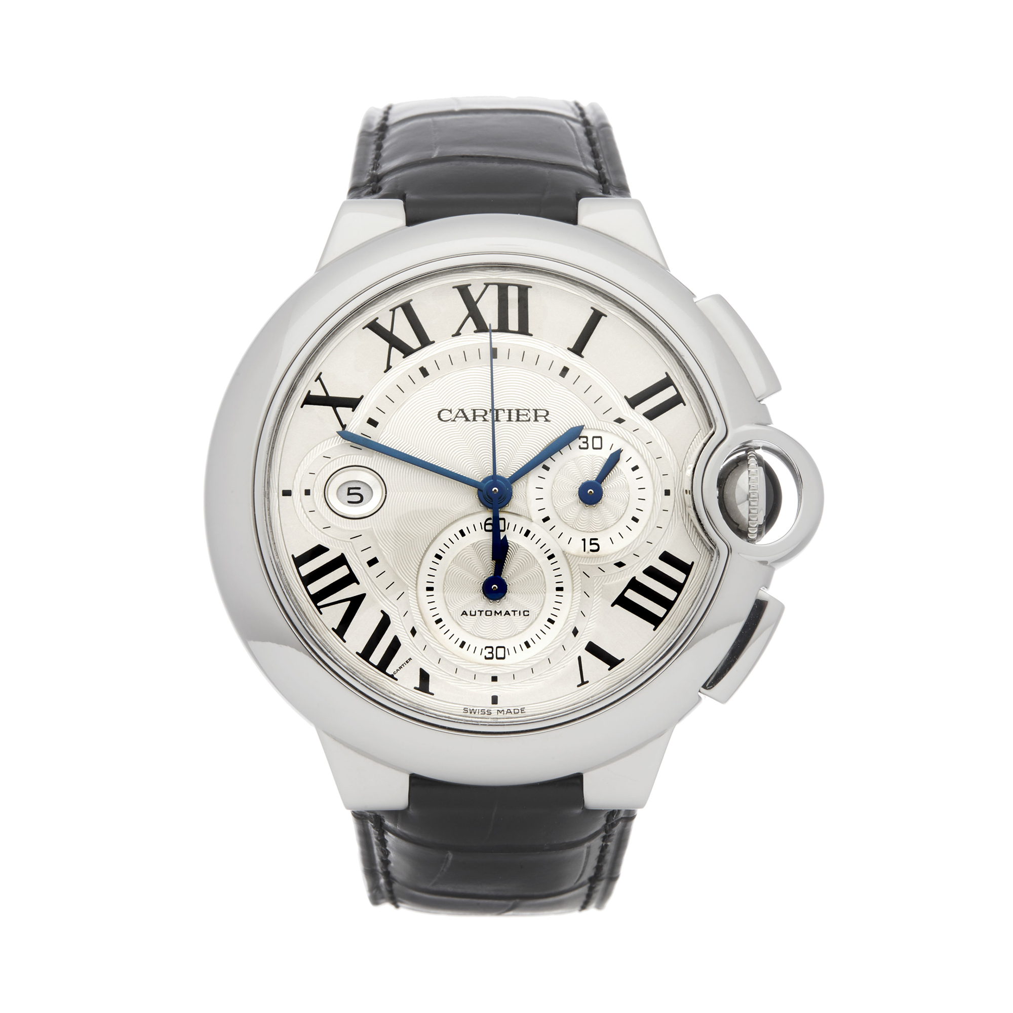 Cartier Ballon Bleu XL W6920003 or 3109 Men Stainless Steel Chronograph Watch - Image 8 of 8