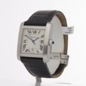 Cartier Tank Francaise 2564 or W5101755 Men Stainless Steel Watch