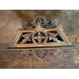 C19th Black Forest fretwork candle box