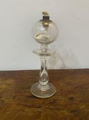 C19th lacemakers lamp