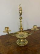 C19th classical grand tour two armed candelabra