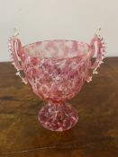 Venetian Murano glass small urn