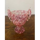 Venetian Murano glass small urn